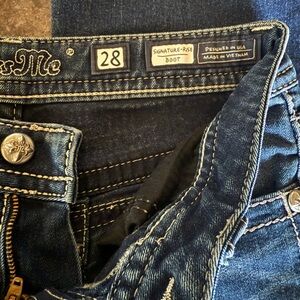 Miss Me Dark Blue Denim Jeans